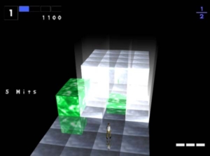 Screen capture of Intelligent Qube gameplay