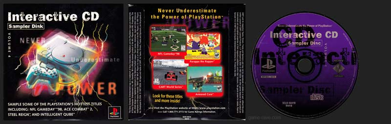 Cover and disc for PlayStation Demo Disc CD4