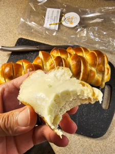 Challah heels are chef Tim Tax