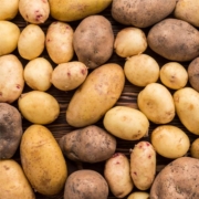 a variety of naturally grown potatos