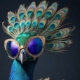 Mr. Peacock with sunglasses