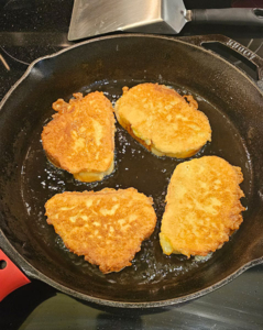 Flipped French toast
