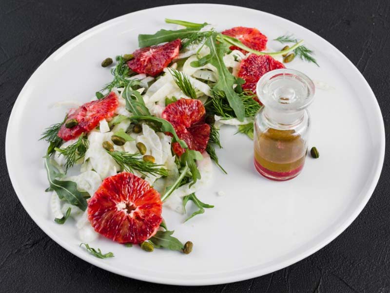 a healthy salad grown entirely in florida