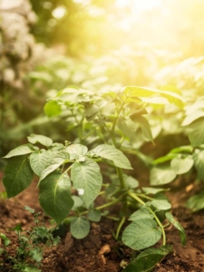 a healthy potato plant