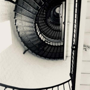 219 steps going to the top of the St Augustine lighthouse