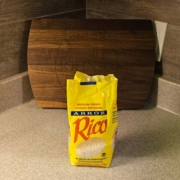 Bag of white rice