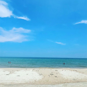 view from the beach at St. George Island Florida